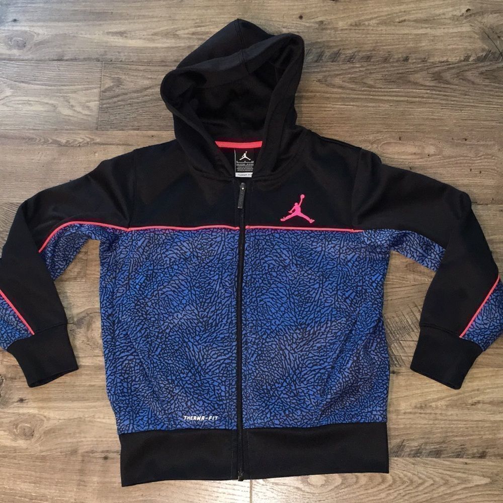Awesome Kids Jordan Thermafit Swingman Jumpman Hoodie Hooded Sweatshirt Youth S
